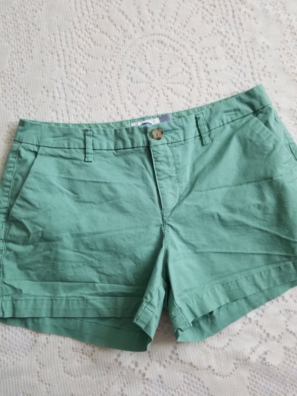 Old Navy Sage Green Chino Shorts Size 4